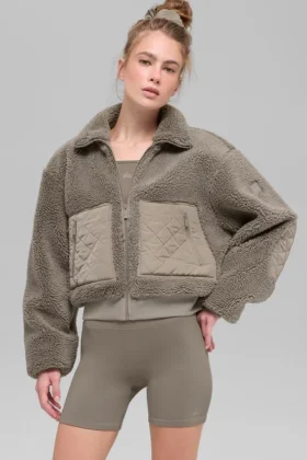 Bomber Sherpa Edge - Cacao claro
