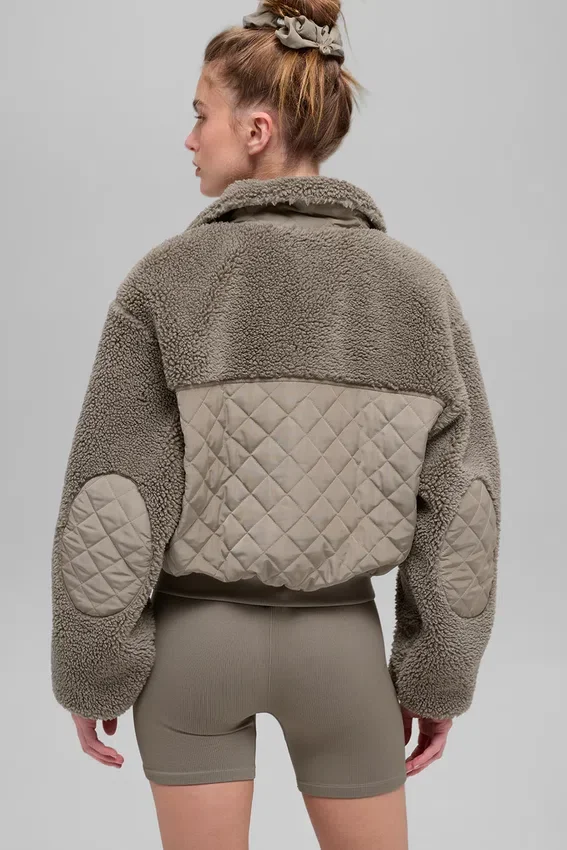 Bomber Sherpa Edge - Cacao claro