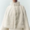 Bomber Sherpa Fireside - Marfil