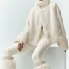 Bomber Sherpa Fireside - Marfil
