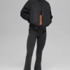 Bomber Urbanite de piel sintética - Negro/Marfil