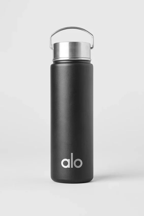 Botella de agua Alo - Negro