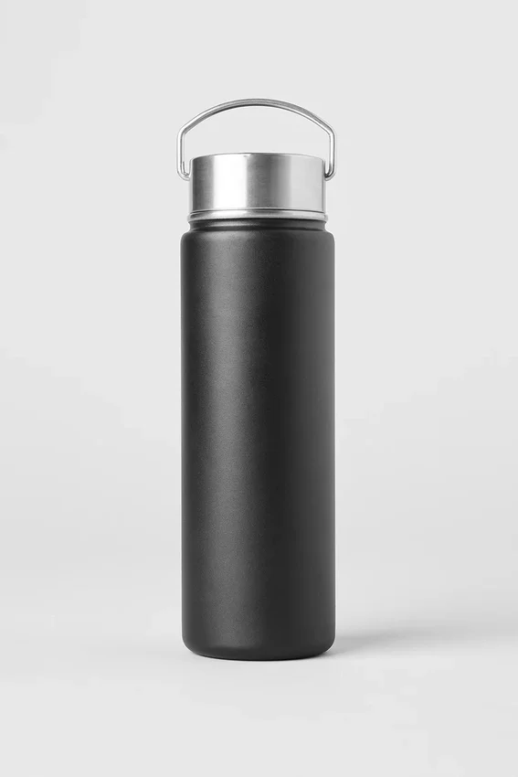 Botella de agua Alo - Negro