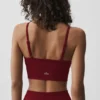 Bralette «Ribbed Delight» de modal sin costuras — Rojo «Summer Romance»