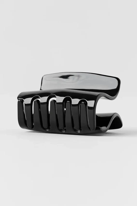 Broche tipo garra sin esfuerzo - Negro