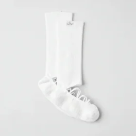 Calcetines con tiras Siren Grip para mujer - Blanco