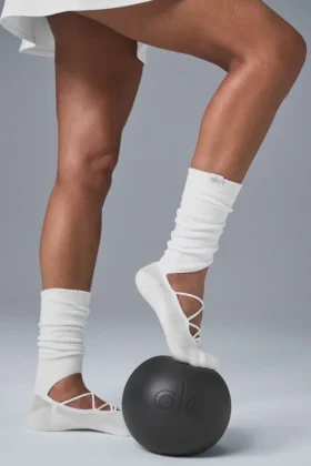 Calcetines con tiras Siren Grip para mujer – Blanco