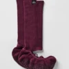 Calcetines con tiras Siren Grip para mujer - Burdeos