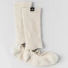 Calcetines con tiras Siren Grip para mujer - Gris avena jaspeado