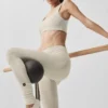 Calcetines con tiras Siren Grip para mujer - Gris avena jaspeado