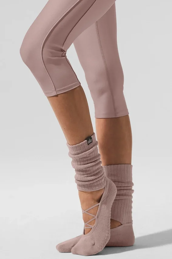 Calcetines con tiras Siren Grip para mujer - Taupe