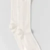 Calcetines de malla de cachemira - Marfil