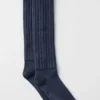 Calcetines fruncidos unisex - Azul marino