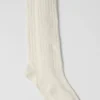 Calcetines fruncidos unisex - Color hueso