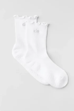 Calcetines Lettuce Edge Grip - Blanco