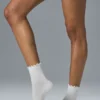 Calcetines Lettuce Edge para mujer - Blanco