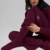 Calcetines Plush Lush para mujer - Burdeos