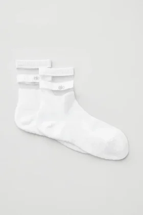 Calcetines Pulse Grip para mujer - Blanco