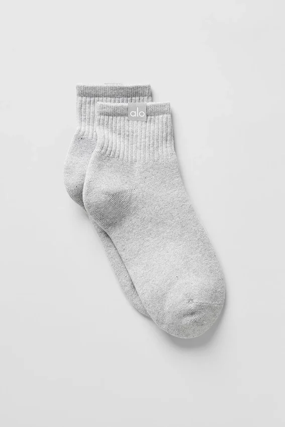 Calcetines Quarter Crew Street - Gris jaspeado deportivo