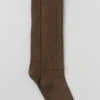 Calcetines unisex con pliegue - Espresso