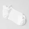 Calcetines unisex de alto rendimiento con lengüeta - Blanco/Titanio