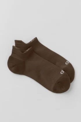 Calcetines unisex de alto rendimiento con lengüeta - Espresso