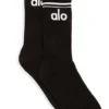 Calcetines unisex de estilo retro - Negro/Blanco