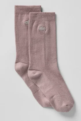 Calcetines unisex de media caña discretos - Color champiñón