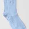 Calcetines unisex de media caña «Understated» - Azul concha