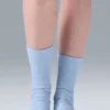 Calcetines unisex de media caña «Understated» - Azul concha