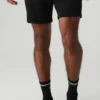Calcetines unisex de talón medio estilo retro - Negro/Blanco