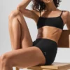 Calzoncillo corto Sheer Glow - Negro