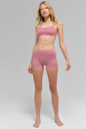 Calzoncillo tipo boyshort Sheer Glow - Rosa silvestre