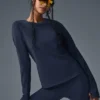 Camisa de manga larga Airbrush Winter Warm Nocturne - Azul marino