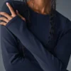 Camisa de manga larga Airbrush Winter Warm Nocturne - Azul marino