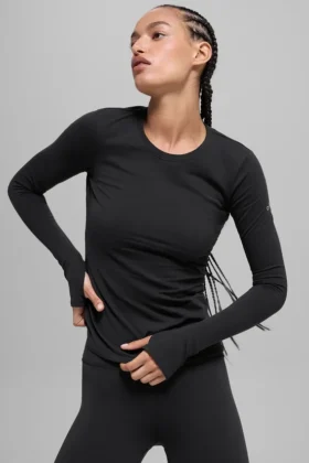 Camisa de manga larga Airbrush Winter Warm Nocturne - Negro