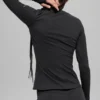 Camisa de manga larga Airbrush Winter Warm Nocturne - Negro