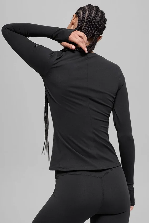 Camisa de manga larga Airbrush Winter Warm Nocturne - Negro