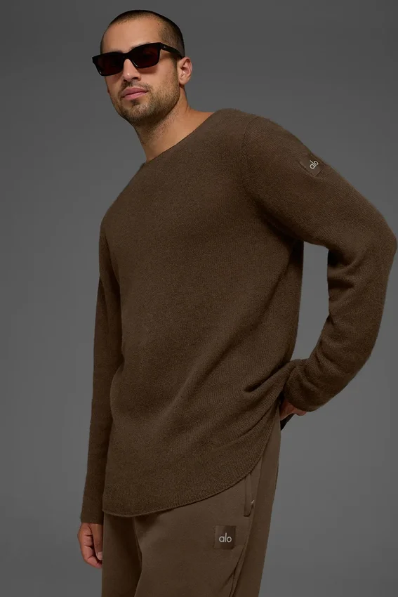 Camisa de manga larga Cashmere Reform - Espresso
