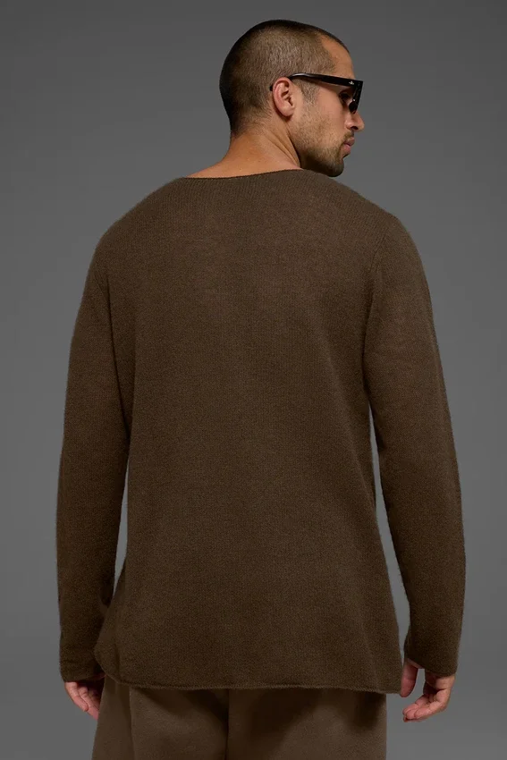 Camisa de manga larga Cashmere Reform - Espresso