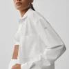 Camisa de manga larga con botones Dreamscape - Blanca