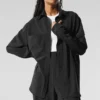 Camisa de manga larga con botones Dreamscape - Negro