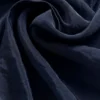 Camisa de manga larga con botones «Golden Hour», semitransparente - Azul marino