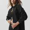 Camisa de manga larga con botones Real Deal de algodón - Negro