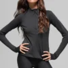 Camisa de manga larga con cremallera de un cuarto «Airlift Winter Warm» - Negro