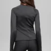 Camisa de manga larga con cremallera de un cuarto «Airlift Winter Warm» - Negro