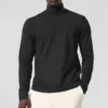 Camisa de manga larga con cuello alto Conquer Reform - Negro
