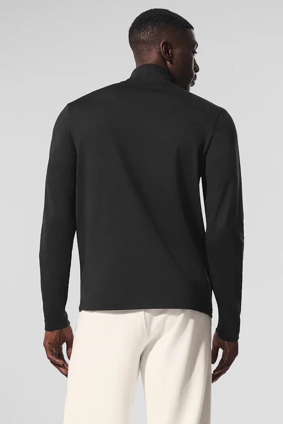 Camisa de manga larga con cuello alto Conquer Reform - Negro