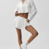 Camisa de manga larga corta sin par - Blanco