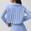 Camisa de manga larga corta «Unmatched» - Azul Provenza claro